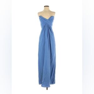 Zimmerman strapless silk dress - great condition - size 1 - periwinkle blue